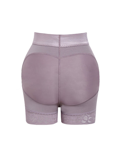 Uso de la vida diaria, pantalones cortos moldeadores de doble presión, fajas adelgazantes, faja moldeadora de cuerpo de encaje