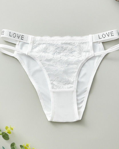Bragas sexys con diamantes de imitación multicapa