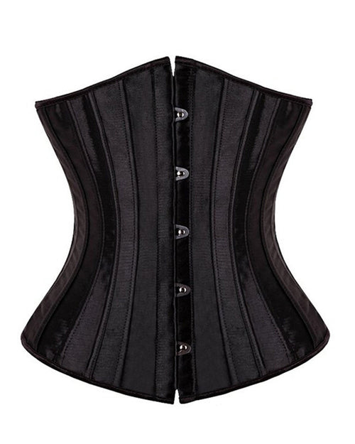 24 faja corset acero satinado