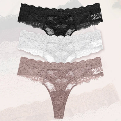 Floral Lift Thong – Pack x3