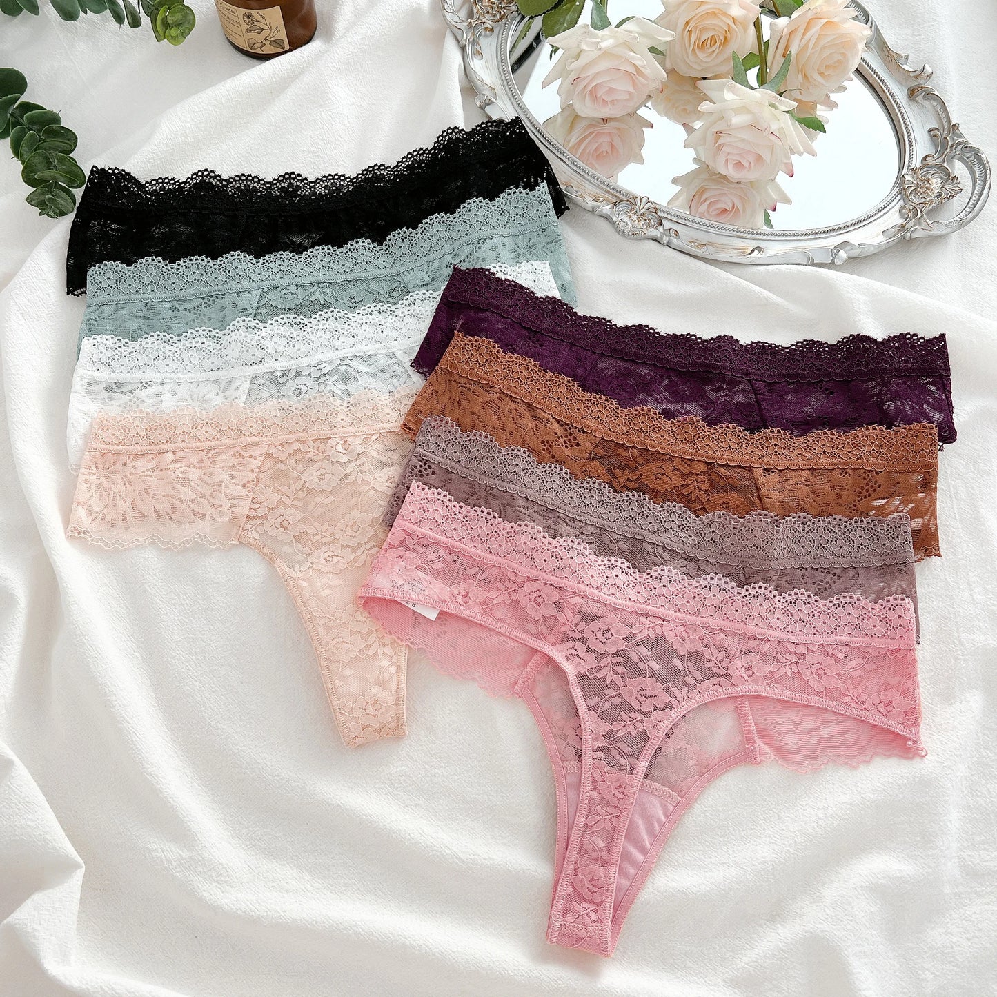 Floral Lift Thong – Pack x3