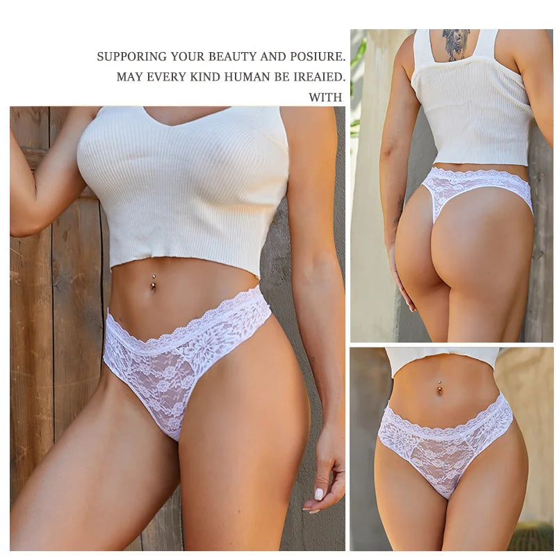 Floral Lift Thong – Pack x3