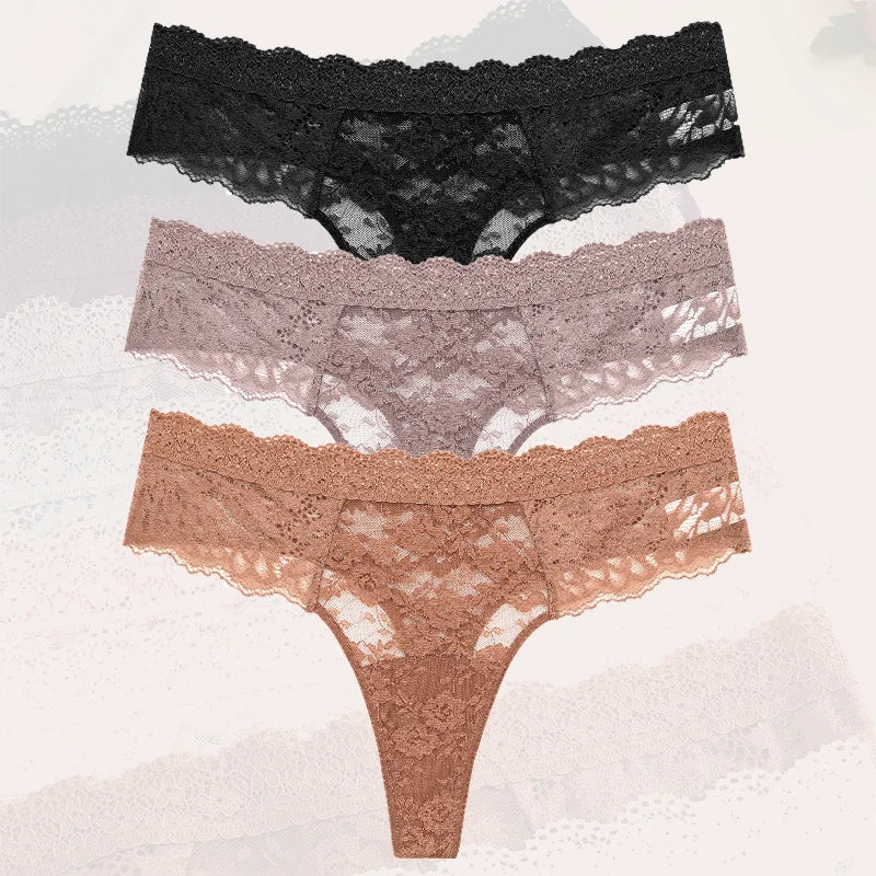 Floral Lift Thong – Pack x3