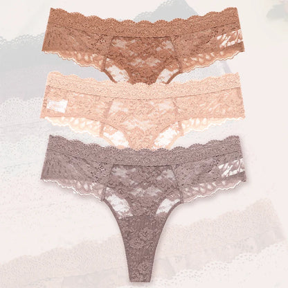 Floral Lift Thong – Pack x3