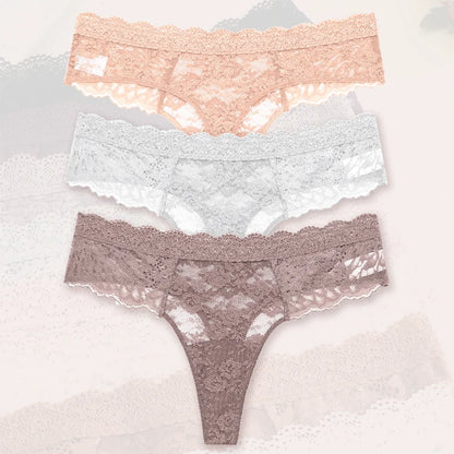 Floral Lift Thong – Pack x3