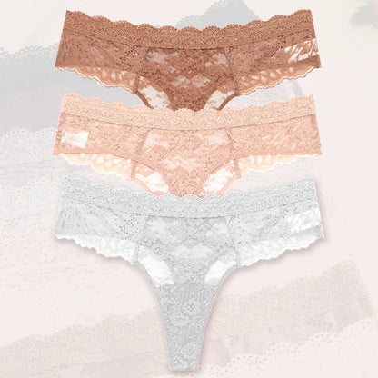Floral Lift Thong – Pack x3