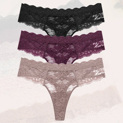 Floral Lift Thong – Pack x3