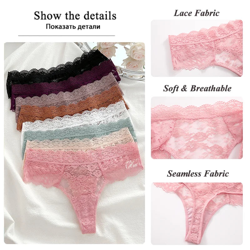 Floral Lift Thong – Pack x3