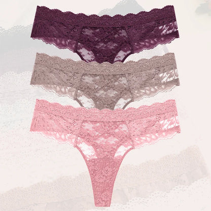 Floral Lift Thong – Pack x3