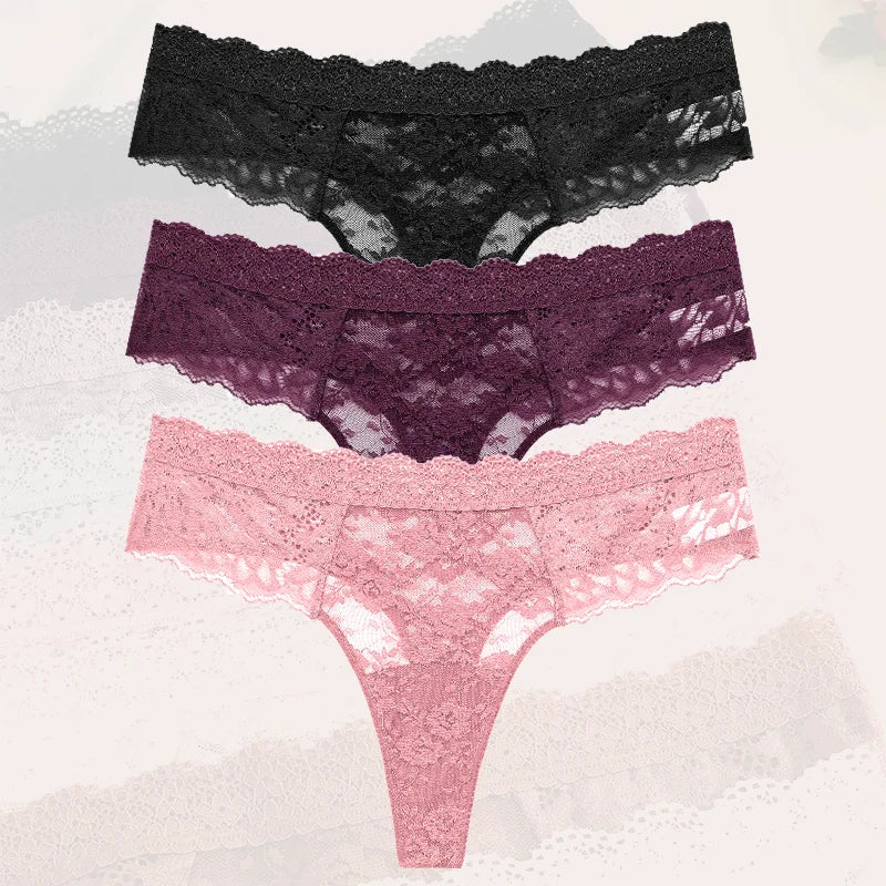 Floral Lift Thong – Pack x3