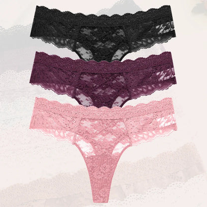 Floral Lift Thong – Pack x3