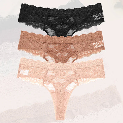 Floral Lift Thong – Pack x3
