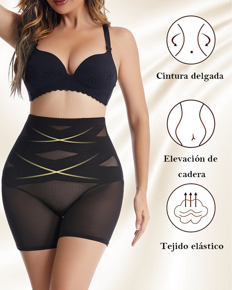 Pantalones cortos moldeadores de abdomen y cintura alta