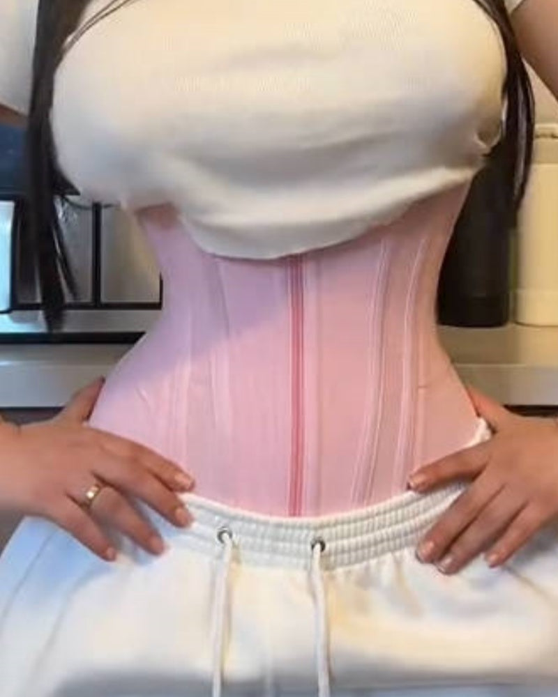 Faja moldeadora de cintura con cierre invisible