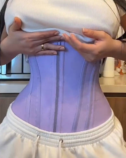 Faja moldeadora de cintura con cierre invisible