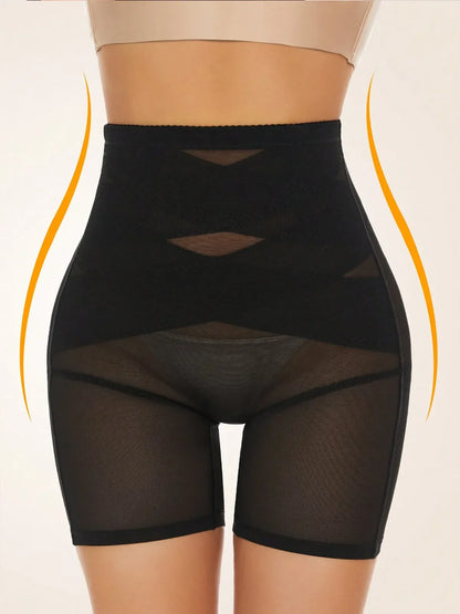 Pantalones cortos moldeadores de abdomen y cintura alta